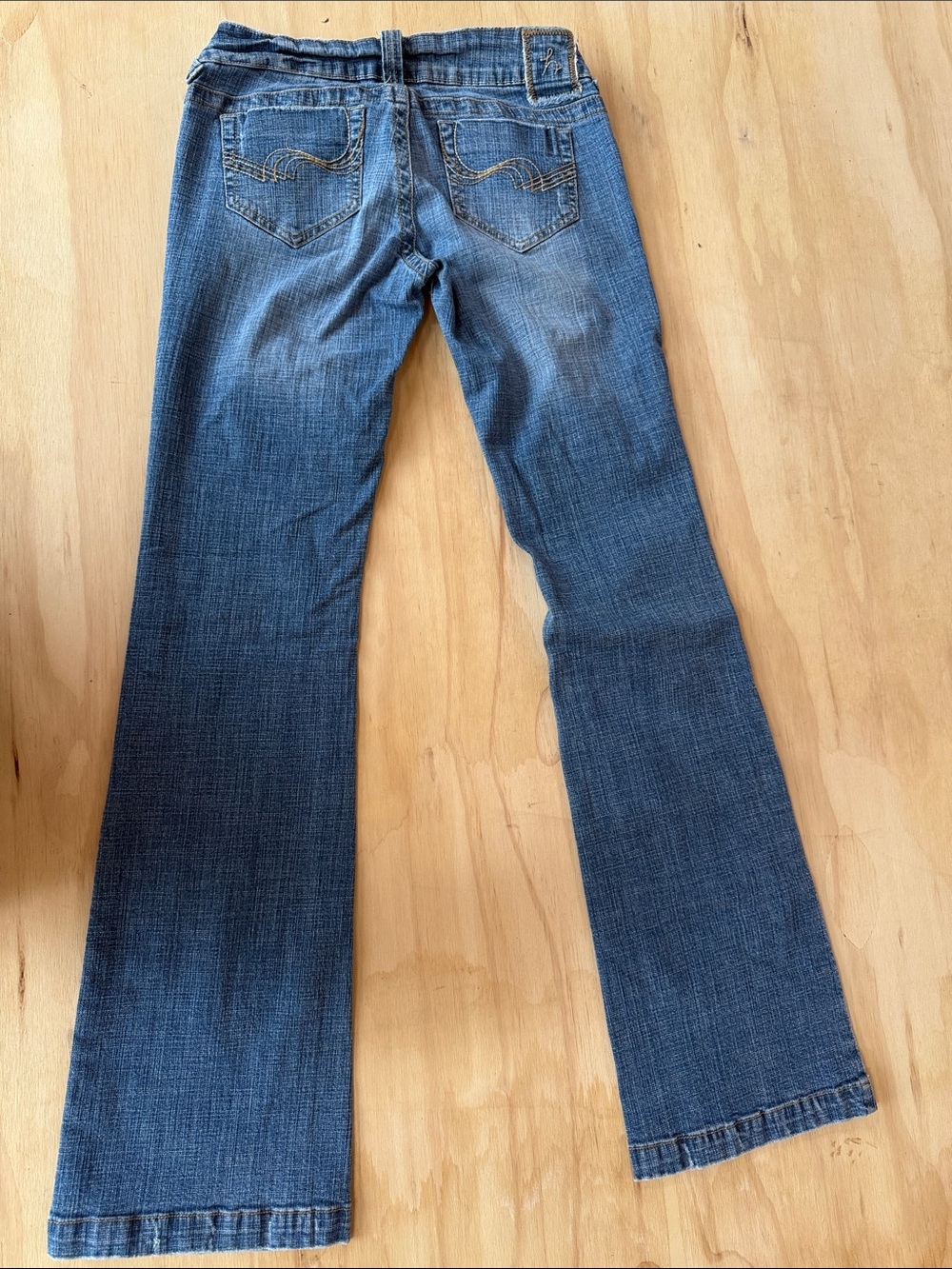 Hydraulic Blue Denim Flare Jeans